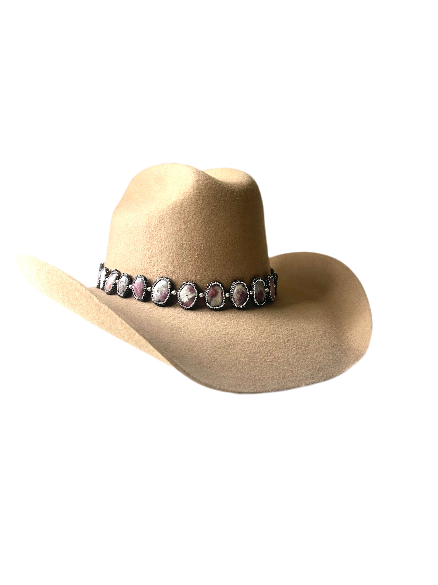 Pave Rhodium Hatband