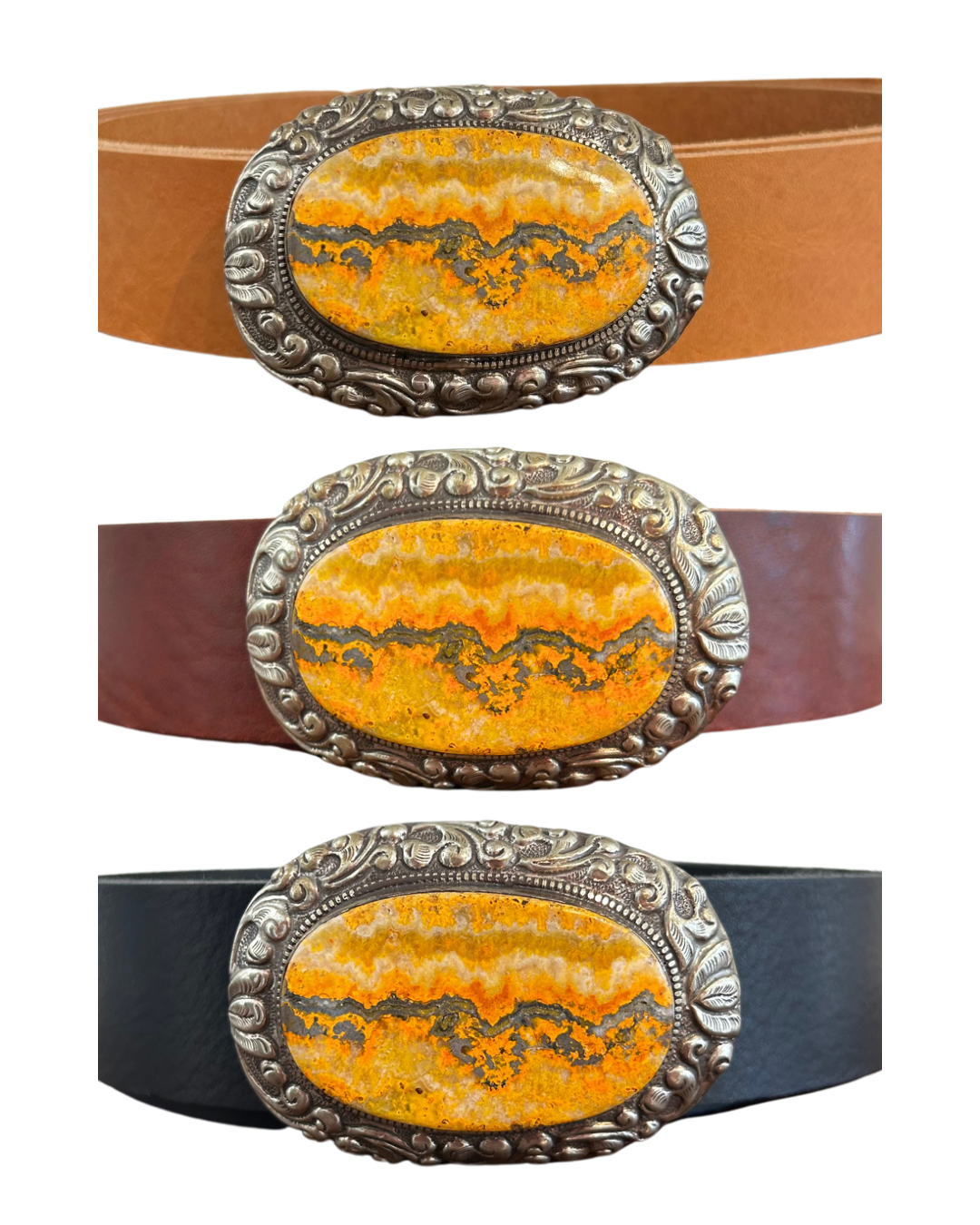 Bee Jasper Buckle (Oval)