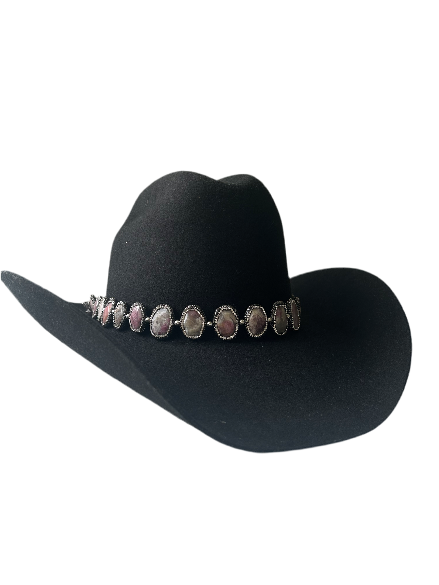 Pave Rhodium Hatband