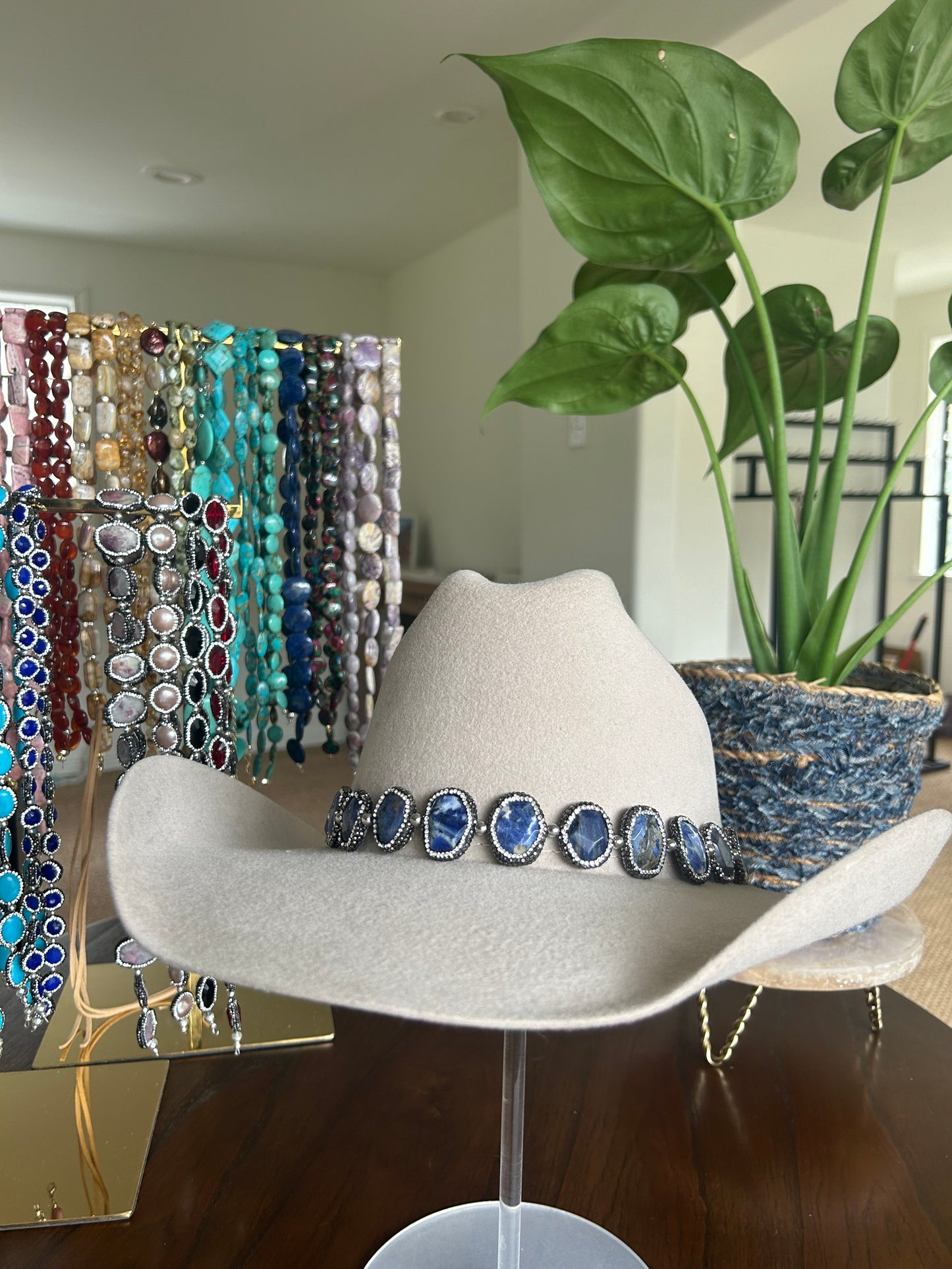 Pave Lapis Lazuli Hatband