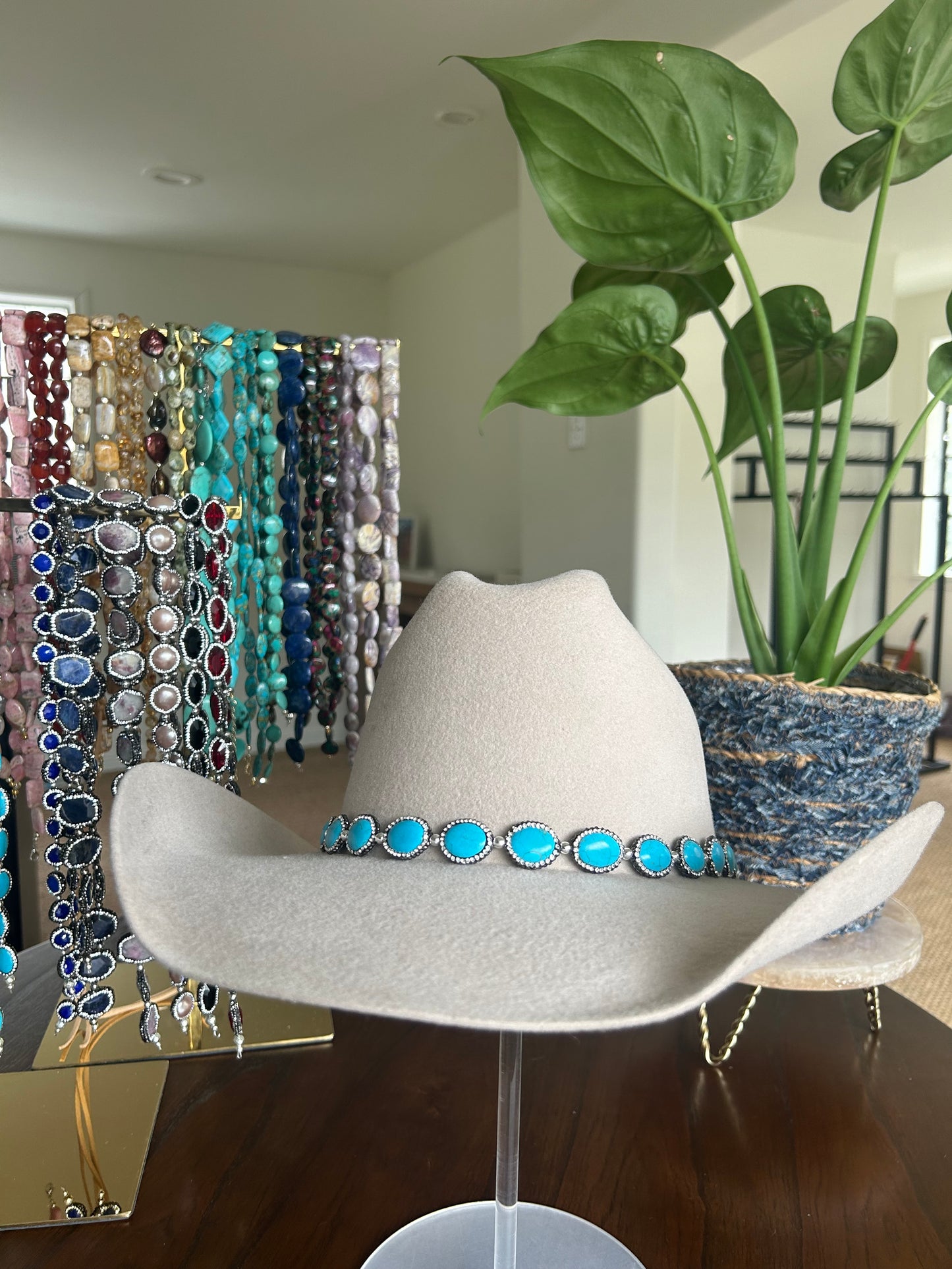 Pave Magnesite Hatband