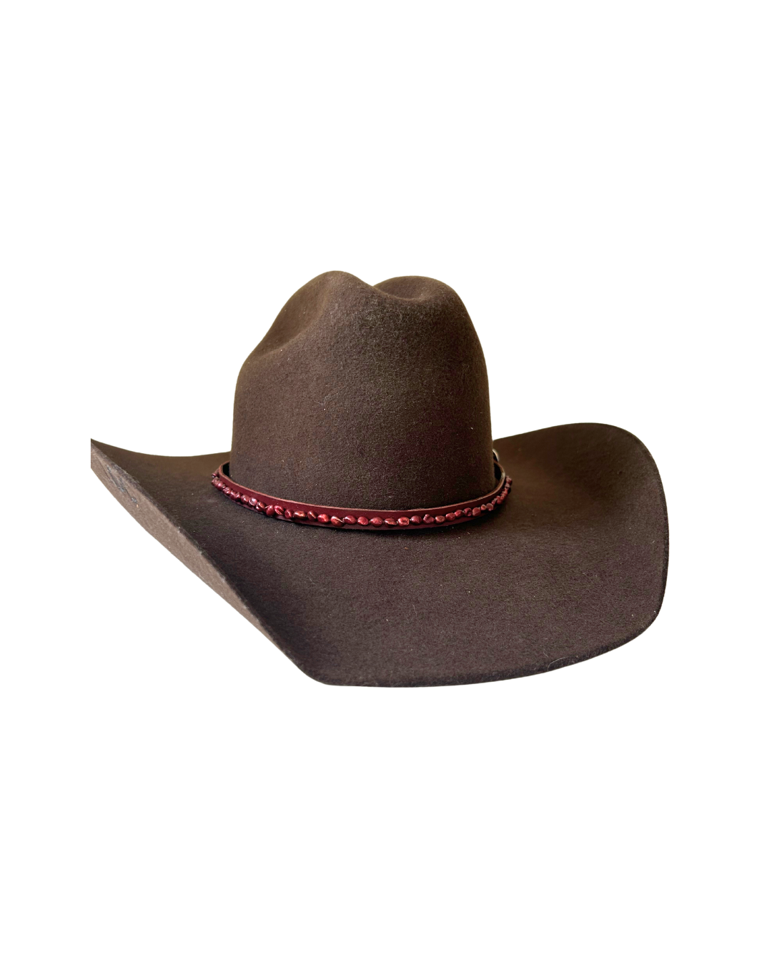 Maroon Pearl Hatband