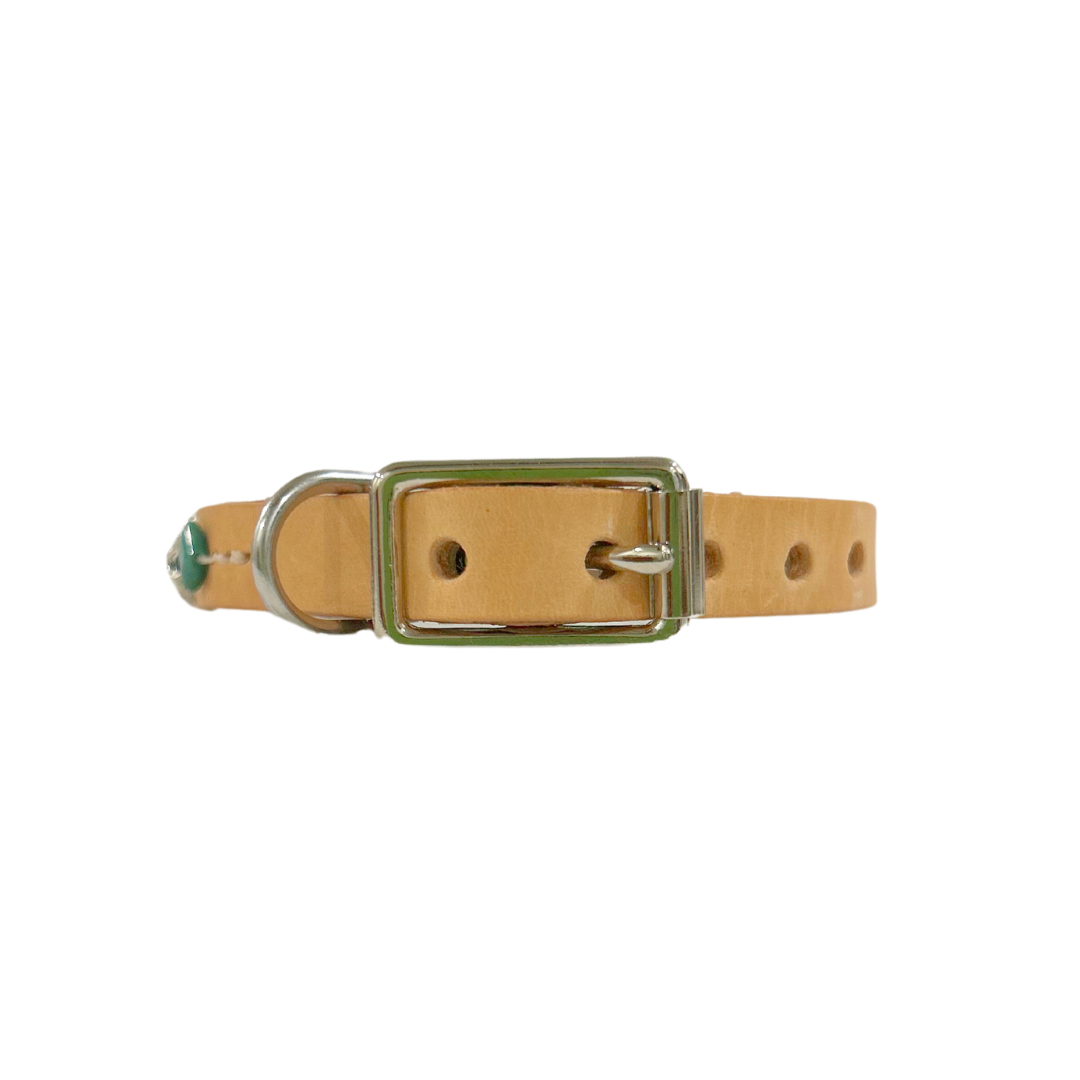Fish Leather Cat Collar
