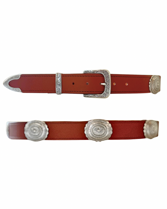 Golden Southwestern Concho Belt