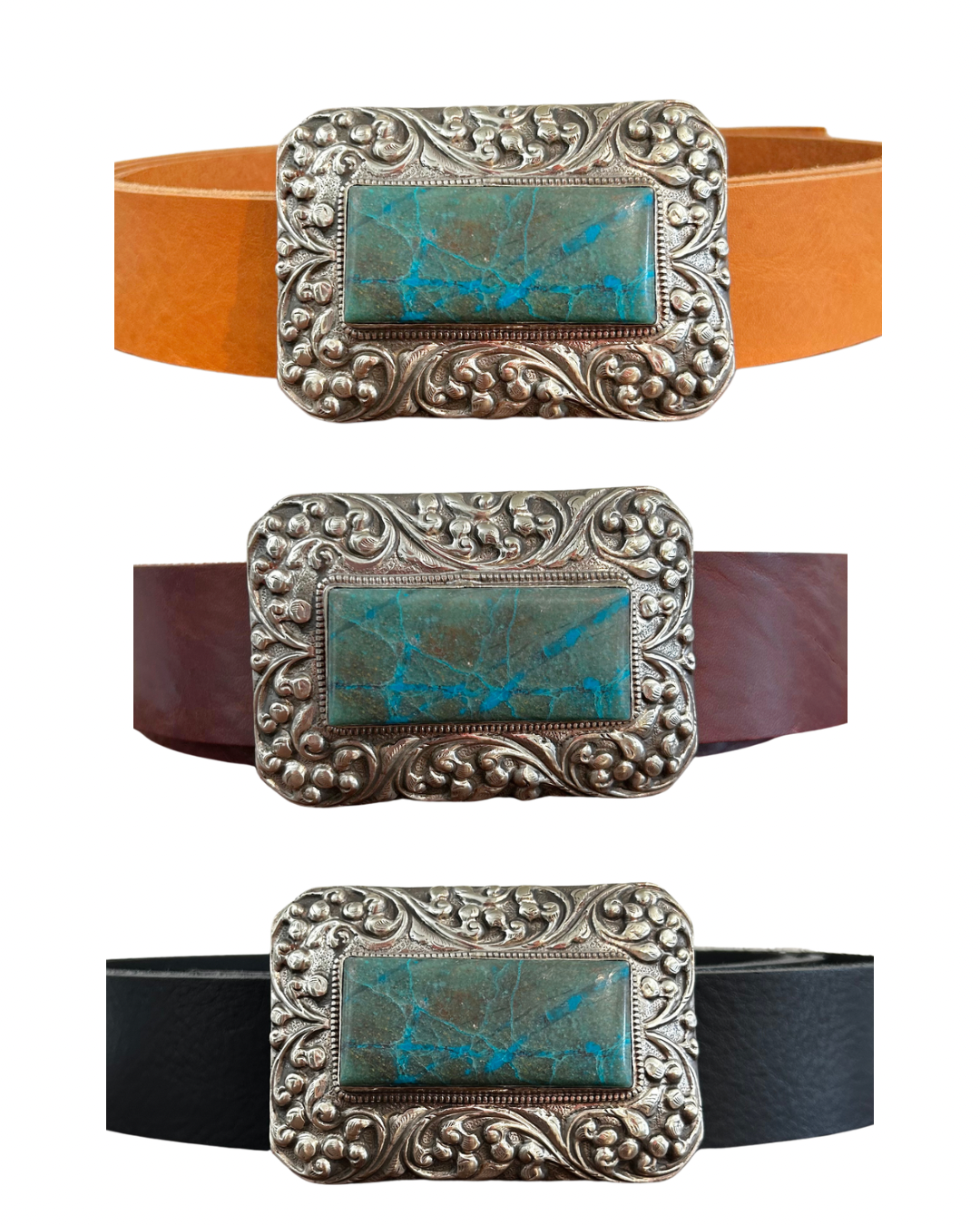 Chrysocolla Buckle
