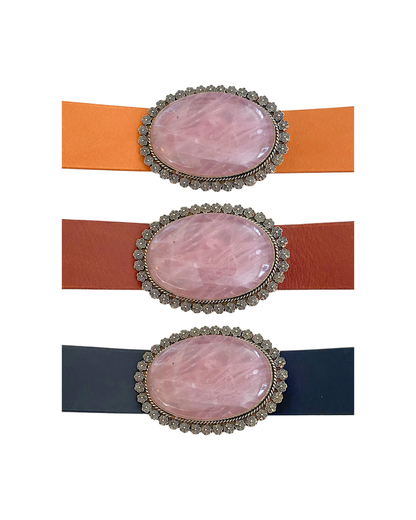 Pink Quartz Buckle