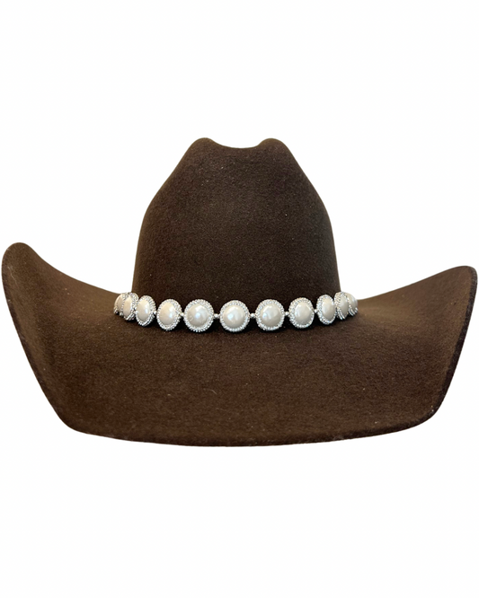 Pave Pearly Hatband