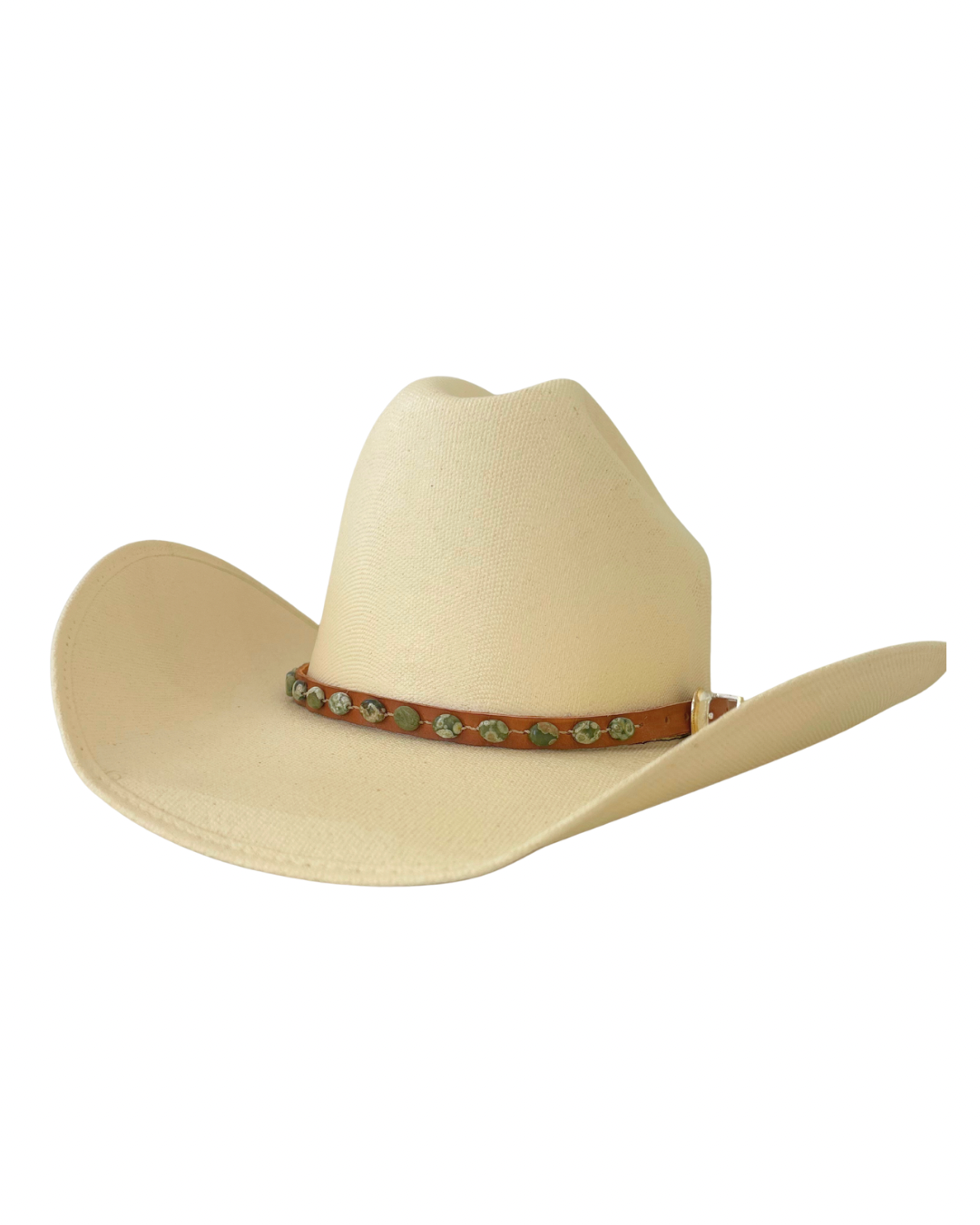 Green Rhyolite Hatband (Golden)