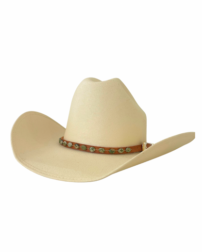 Green Rhyolite Hatband (Golden)