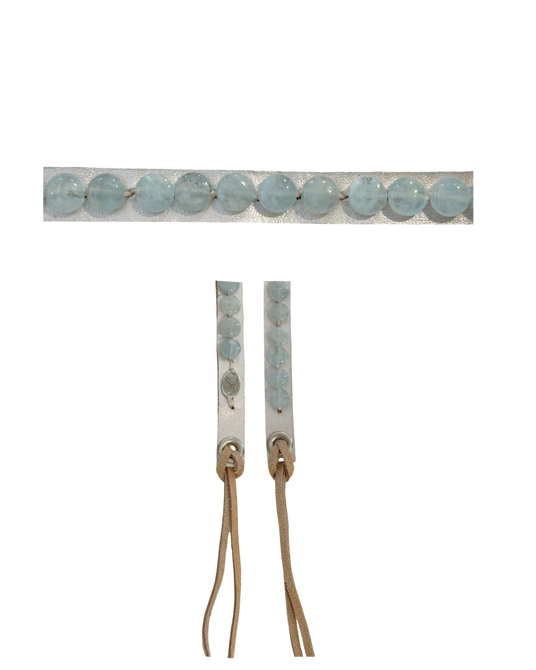 Aquamarine Hatband (Silver)