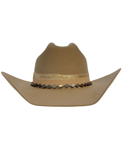 Black Peacock Pearl Hatband