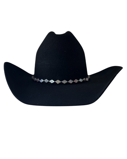 Black Peacock Pearl Hatband