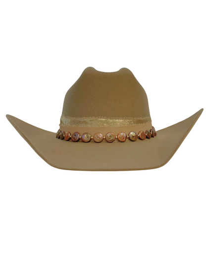 Peacock Pearl Hatband