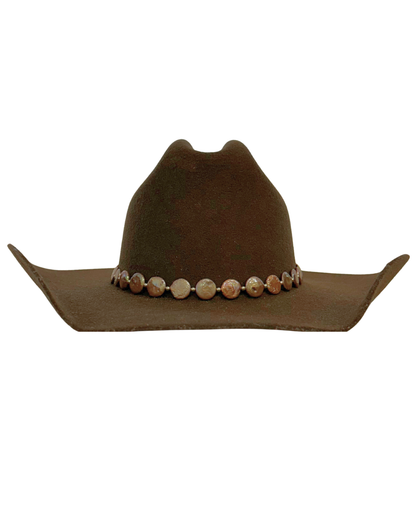 Peacock Pearl Hatband