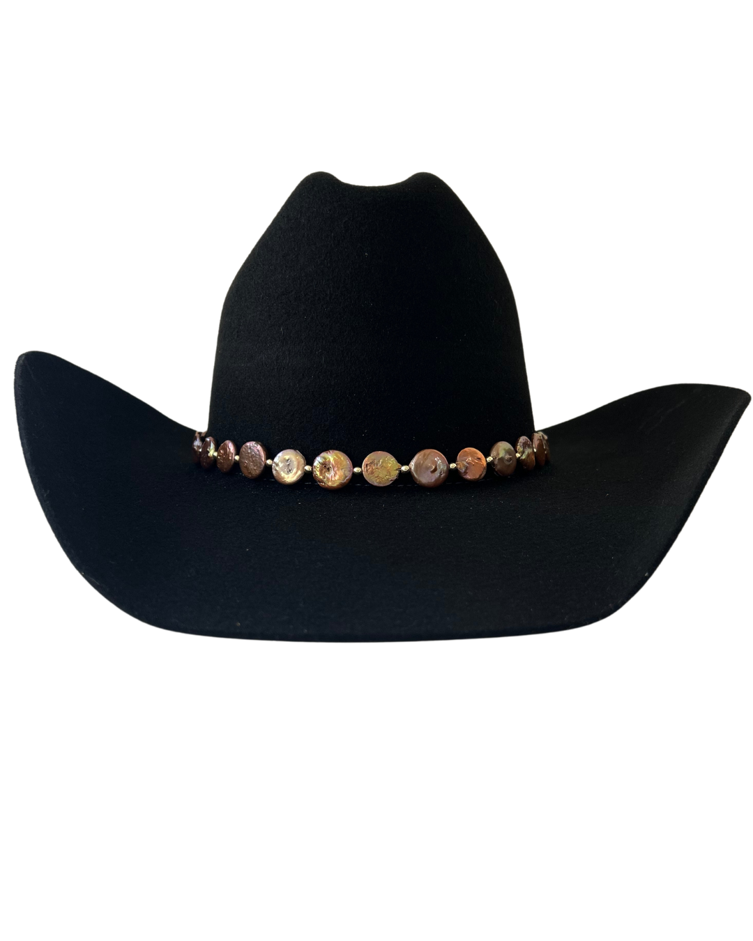 Peacock Pearl Hatband