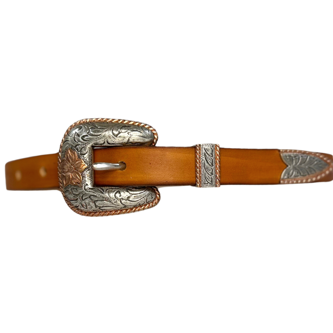 Ruby Leather Belt