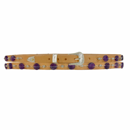 Multi-Faceted Amethyst Hatband