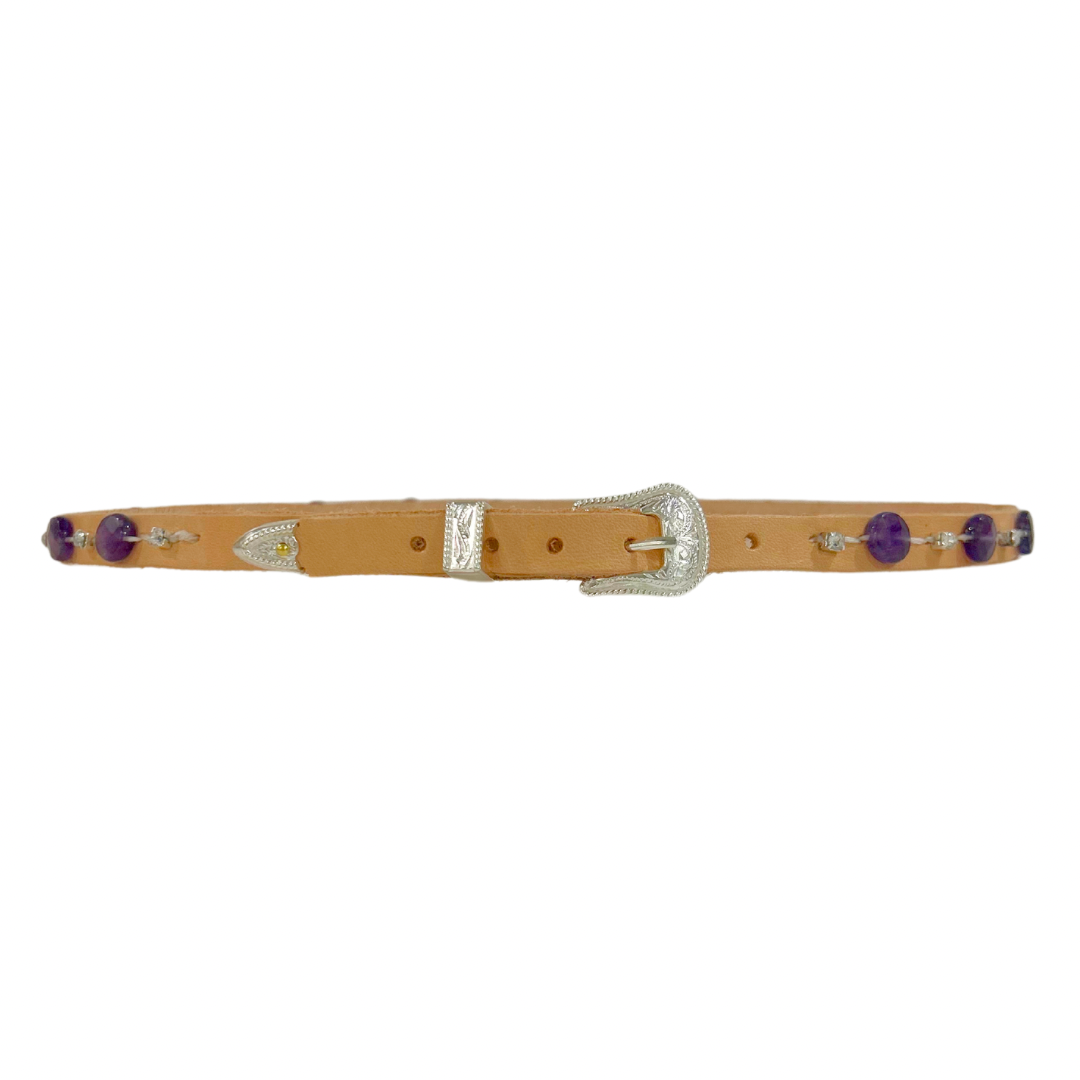 Multi-Faceted Amethyst Hatband