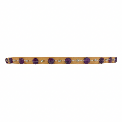 Multi-Faceted Amethyst Hatband