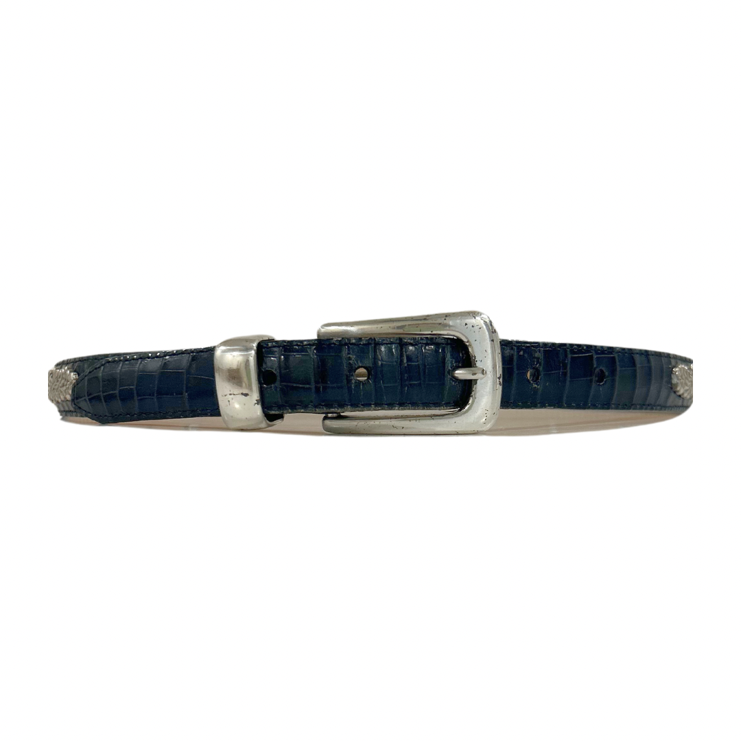 Black Vintage Leather Belt