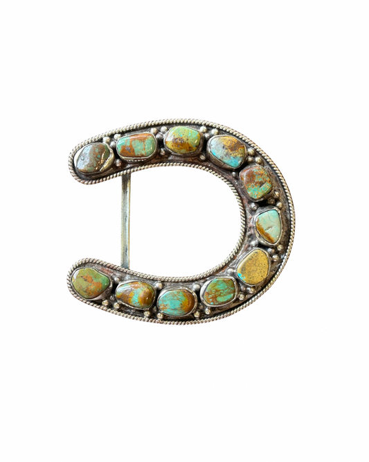 Turquoise Horseshoe Buckle No. 02