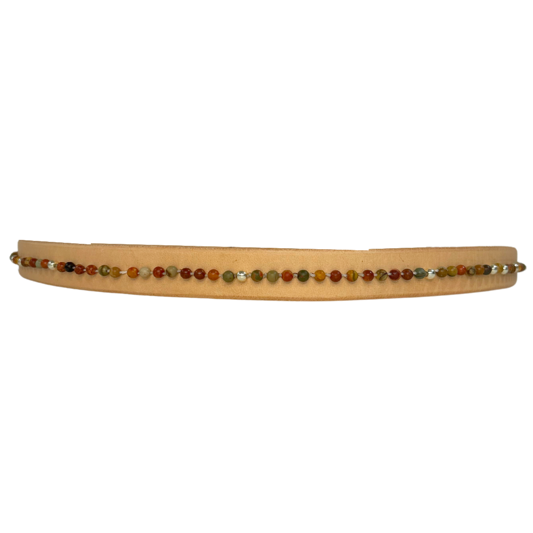 Agate Mini Leather Belt