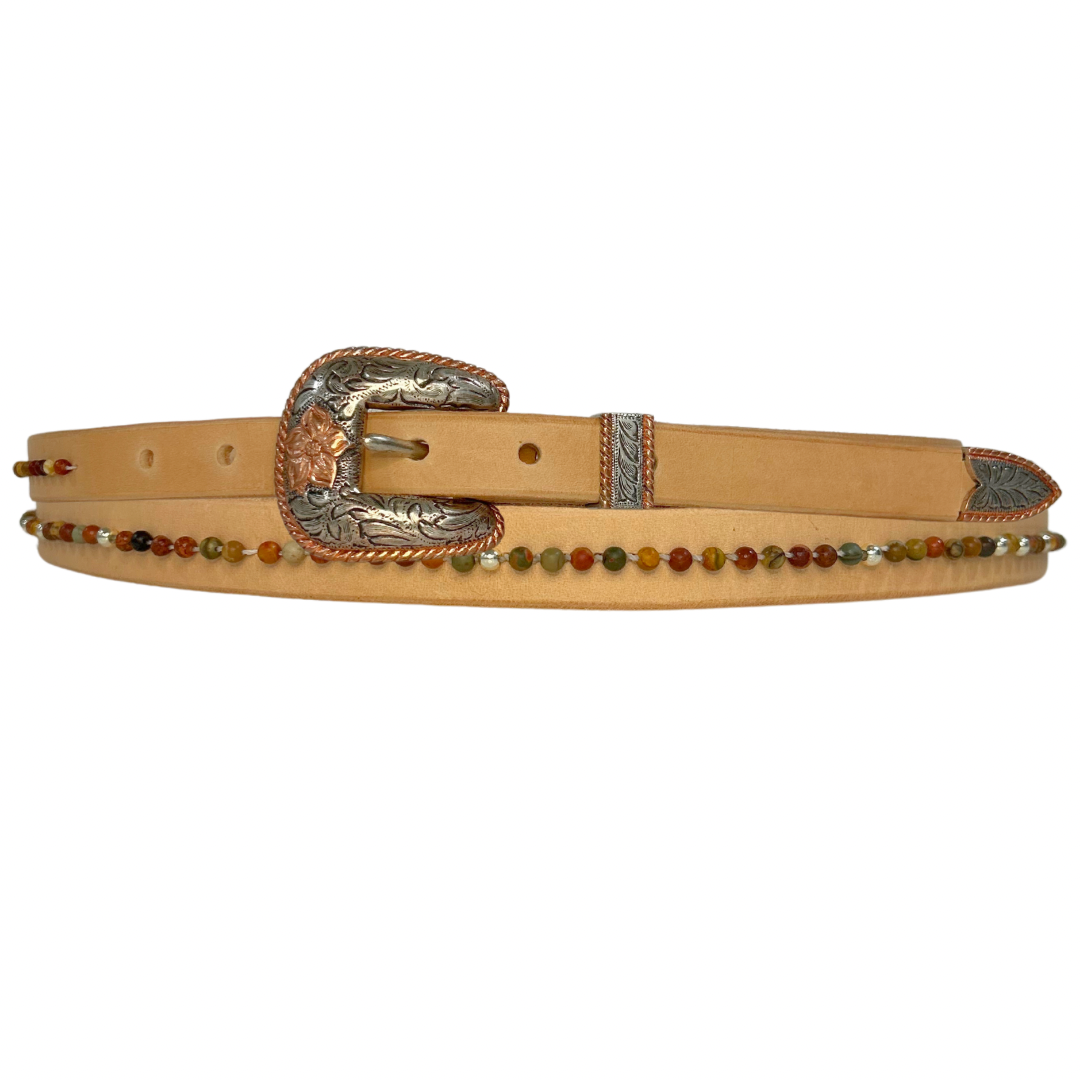 Agate Mini Leather Belt