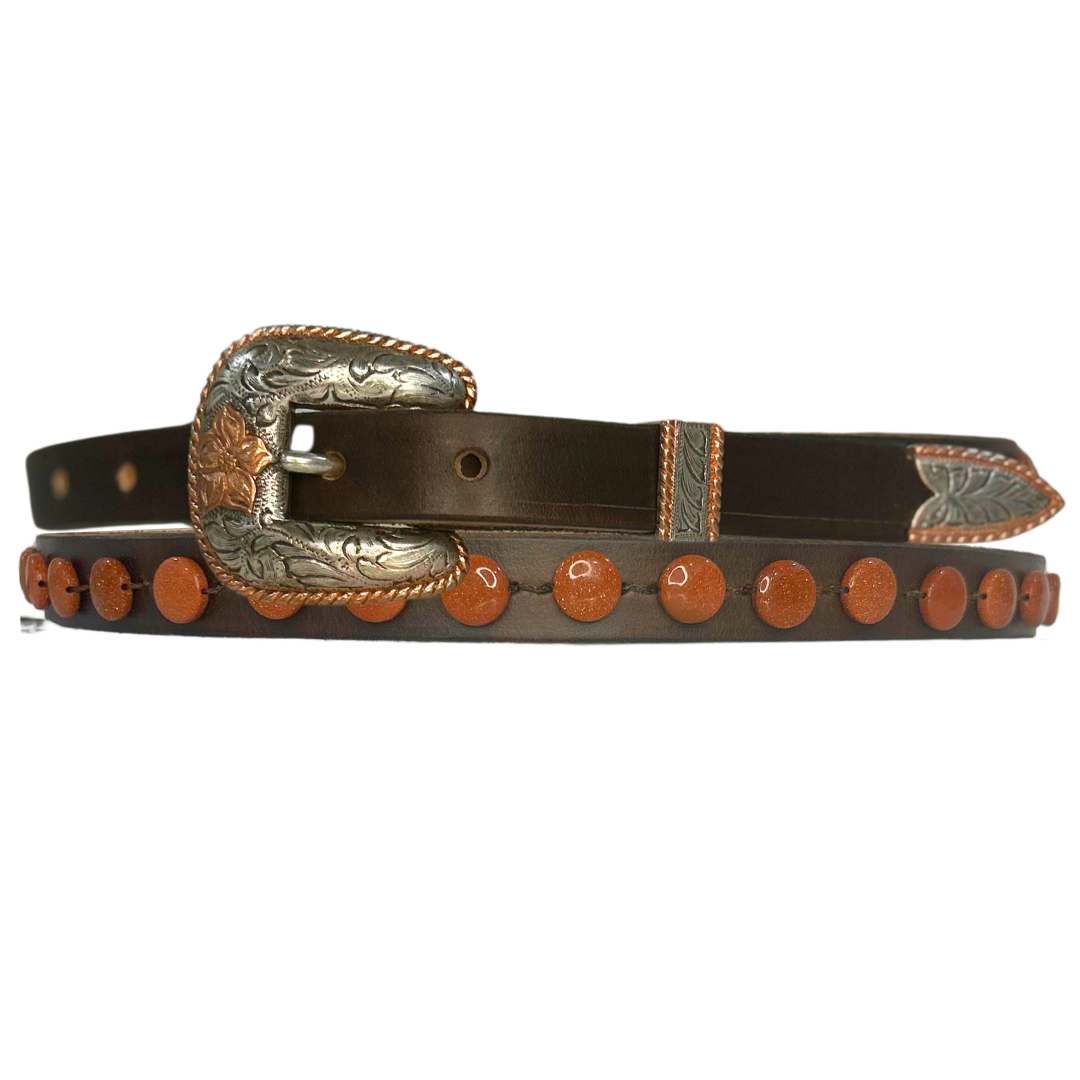 Sunstone Leather Belt